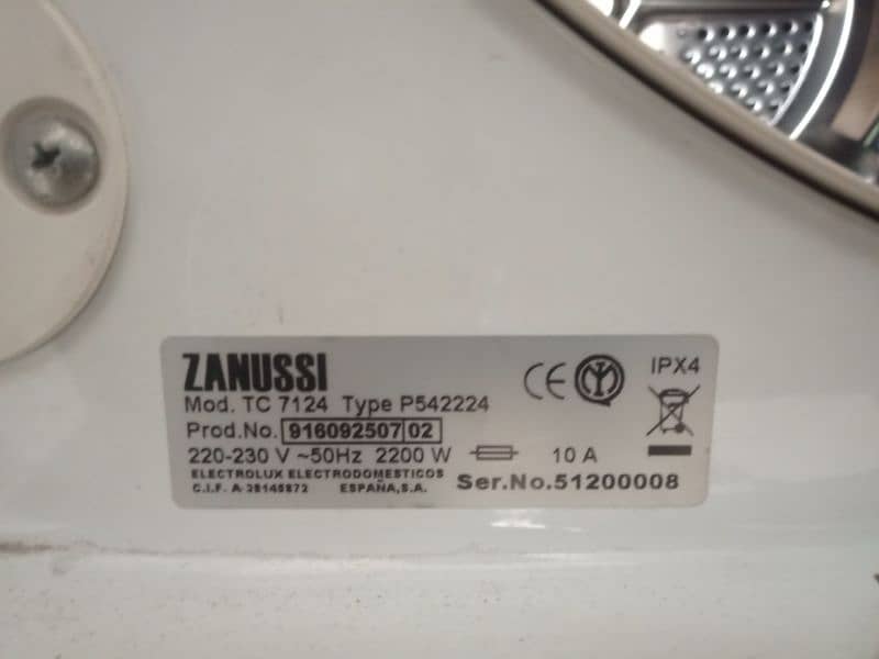 Zanussi TC 7124 Tumble Dryer 5