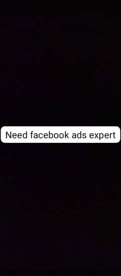 Need facebook ads expert for (USA) Market place.