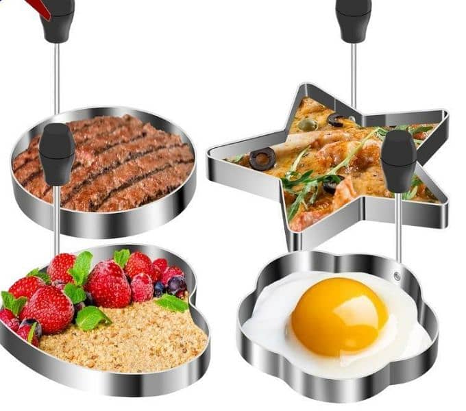 4Pcs Stainless Steel Fried Egg Mold 1