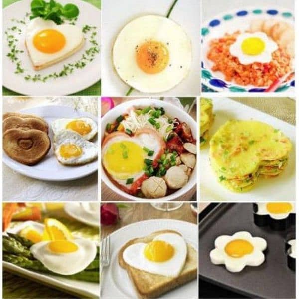 4Pcs Stainless Steel Fried Egg Mold 3