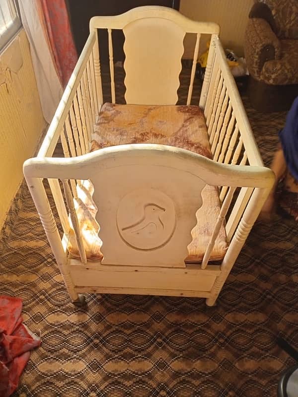 Baby Cott with matress urgent sale 2