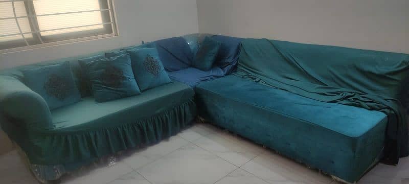 L-Shape Sofa Set 7 Seater 2