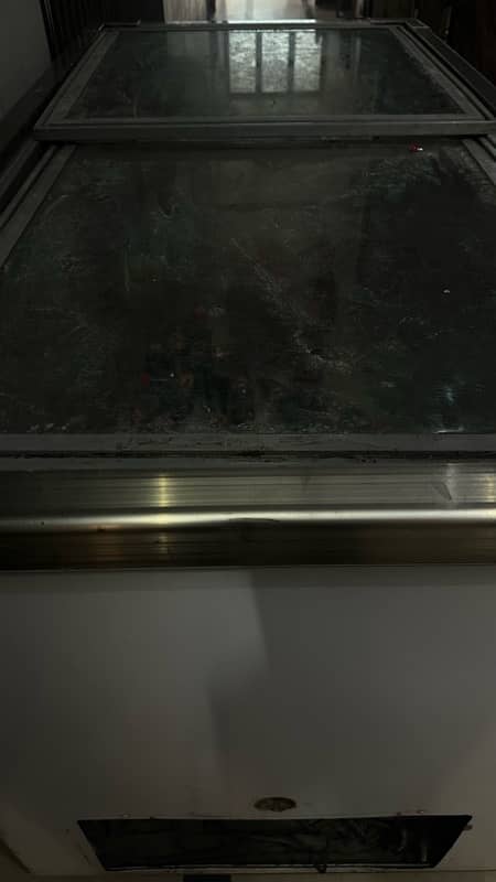 Glass door deep freezer for sale 1