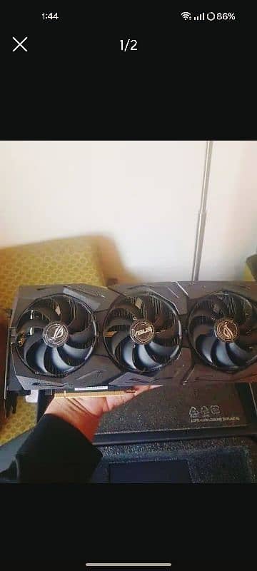 rtx 2080super ROG strix for sale selling cheap need money 1