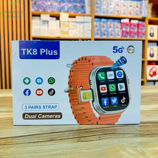 Smartwatch | Sim Watch | Camera Watch | Amoled Watch | Ultra Watch | 8