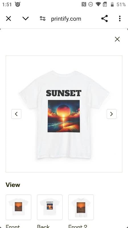 Sunset shirt 4