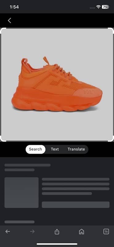 Versace chain reaction orange colour imported 4