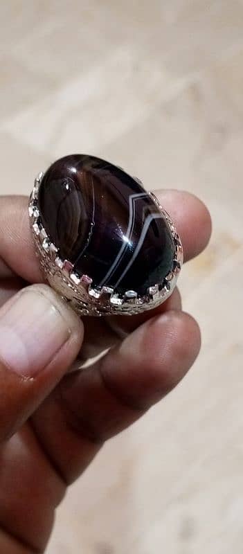 MARJAN Black stone ring 1