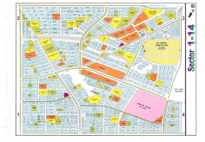 6 Marla (25x60) Corner Plot for Sale in I-14/2 0