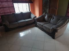 sofa / 6 seater sofa / solid wood sofa