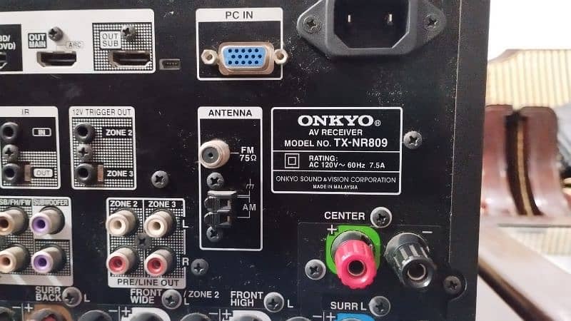 3x Onkyo Nr_809 \ 717 \ 805 Home Theater 4K Amplifier. 8