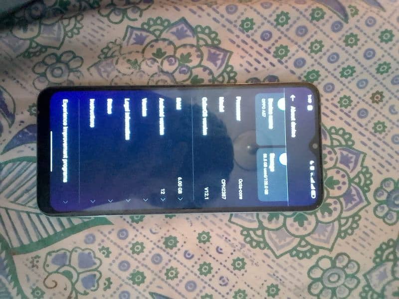 oppo A57 6/128 all okay he bss front camera ki ribbon lagegi 6