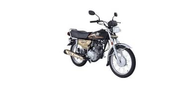 Honda 125 Self Start Black Golden Edition ONLY FOR BLACK LOVERS