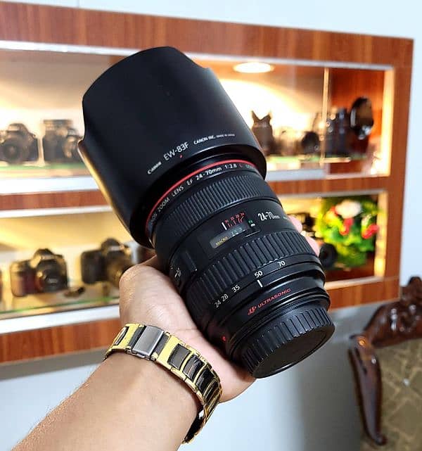 Canon 24-70mm f2.8 (10/10++) Like new 0