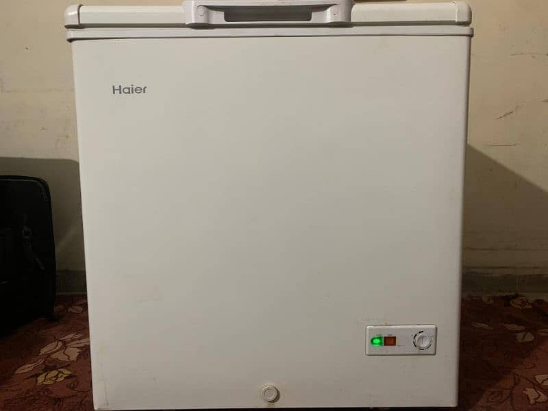 haier freezer deep freeze one single door HDR model 0