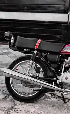 Honda 125 2024 Model Red Full Modified