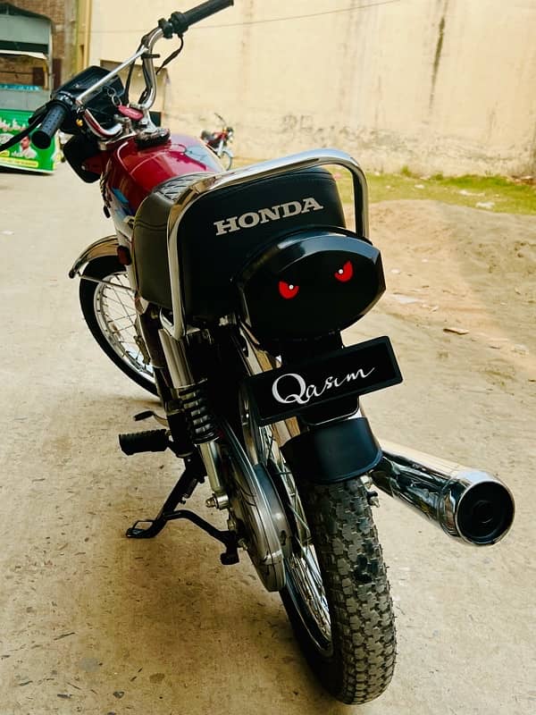 Honda 125 2024 Model Red Full Modified 1