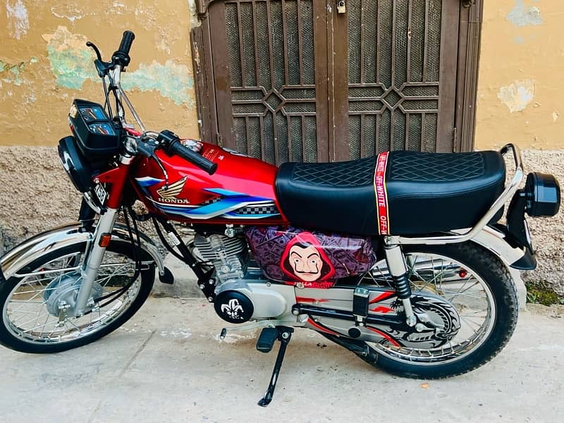 Honda 125 2024 Model Red Full Modified 5