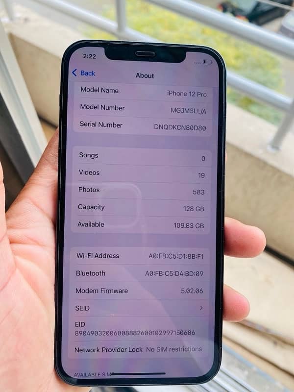 iphone 12 pro 128 factory unlock 100BH 4