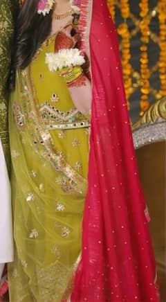 Mehendi Bridal Dress for Sale in Lahore