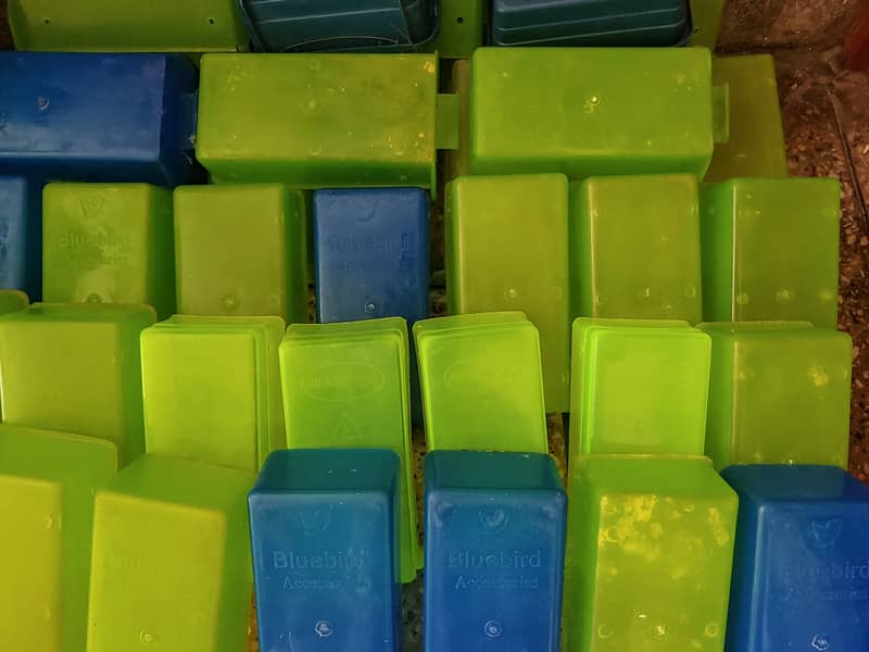 Rs. 40 - Used Plastic Seed Pots - Birds Seed Pots - Parrots Water Pots 1