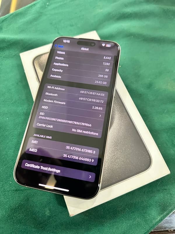 iphone 15 pro max 256gb non pta 3