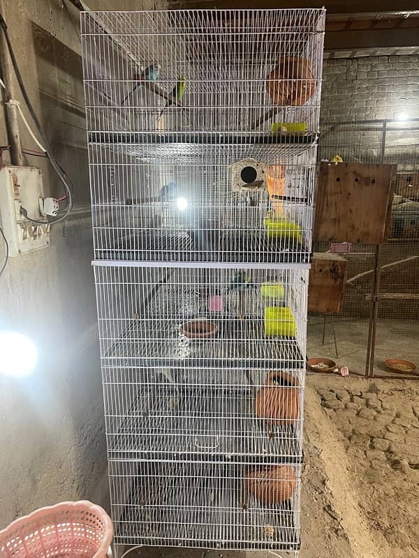 5 portion bird cage for sale 2