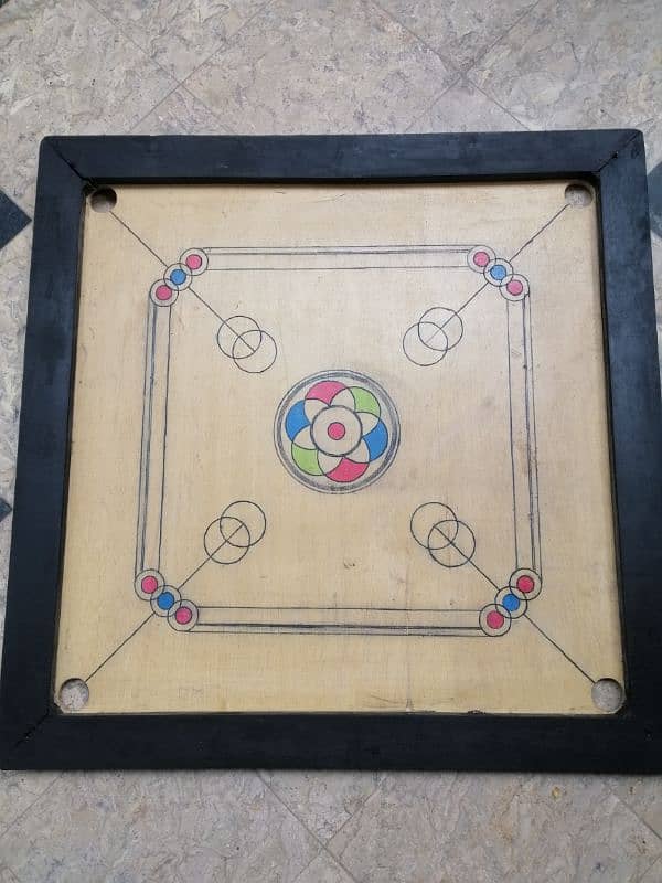 CARROM Board just like new all equipment available 0