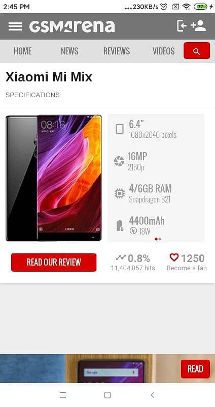 Xiaomi mi míx 6