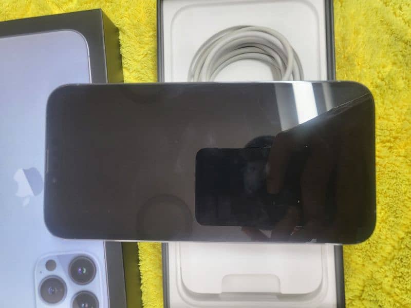 iphone 13pro max 128gb blue PTA approve 3