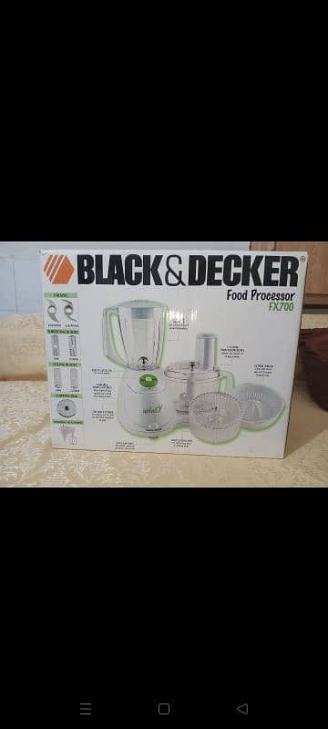 pin packed new original black and decker food processor 0