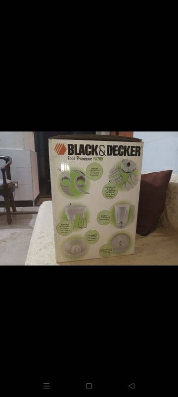 pin packed new original black and decker food processor 1