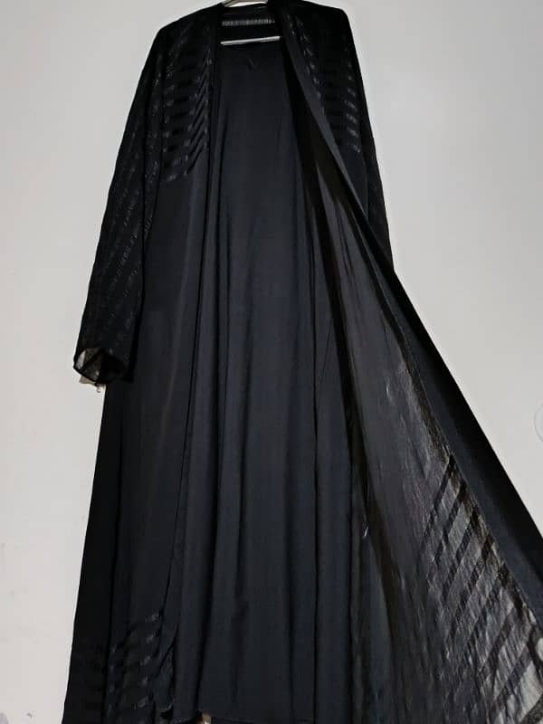 chifon abaya in new condition 0