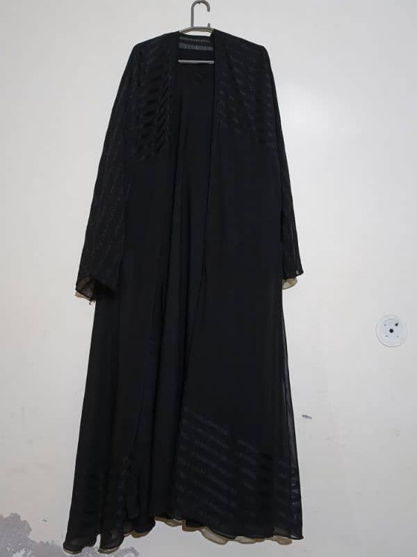 chifon abaya in new condition 1