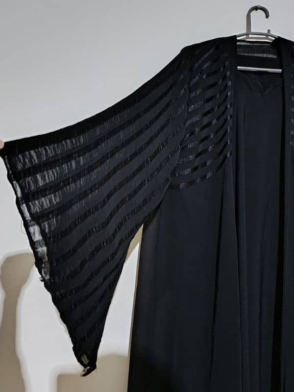 chifon abaya in new condition 2