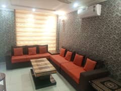 2 BEDROOM FULLY LUXURY FURNISH IDEAL LOCATION EXCELLENT FLAT FOR RENT IN SECTOR C BAHRIA TOWN LAHORE