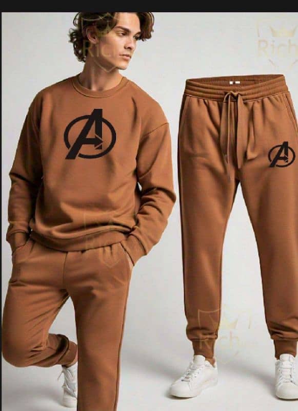 PREMIUM RICH MAN TRACK SUIT FOR SALE. AVENGERS LOGO ON TOP. 0