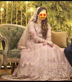 Soft Pink Bridal Dress - Only Worn Once on my walima