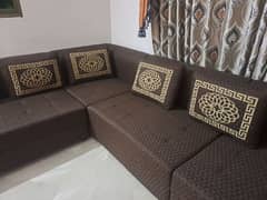 L shape 10 seat sofa set