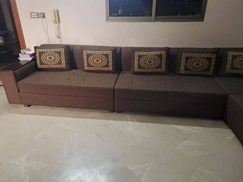 L shape 10 seat sofa set 3