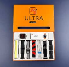 7 IN 1 SMART WATCH . 7 STRAPS ULTRA SMART WATCHS FOR SALE .