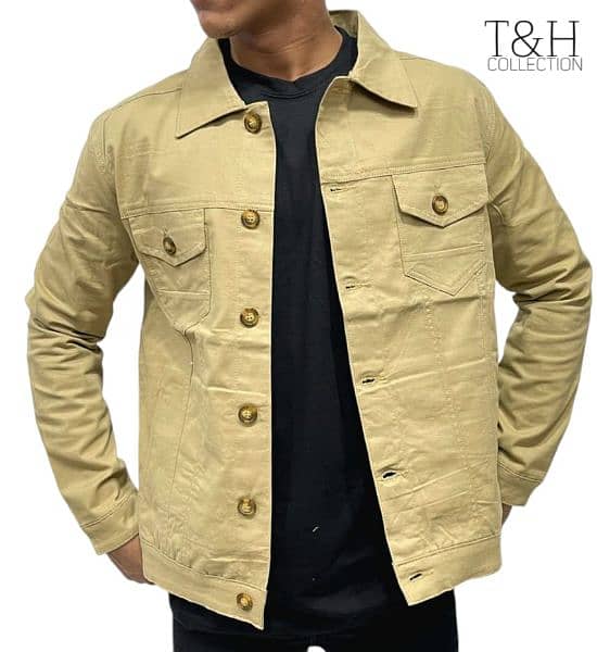 Article Gents Cotton denim jacket Full stretchable 0