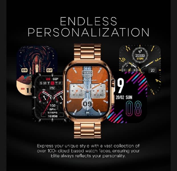 Zero Elite Smart Watch | 2.04" AMOLED Display. 3