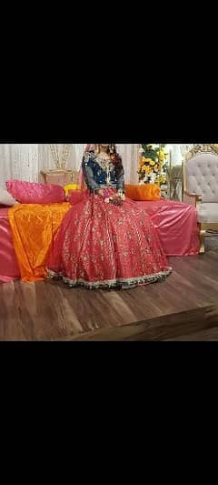 Bridal mehndi dress