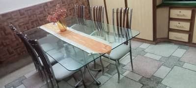 6 Chair Dining Table just like new