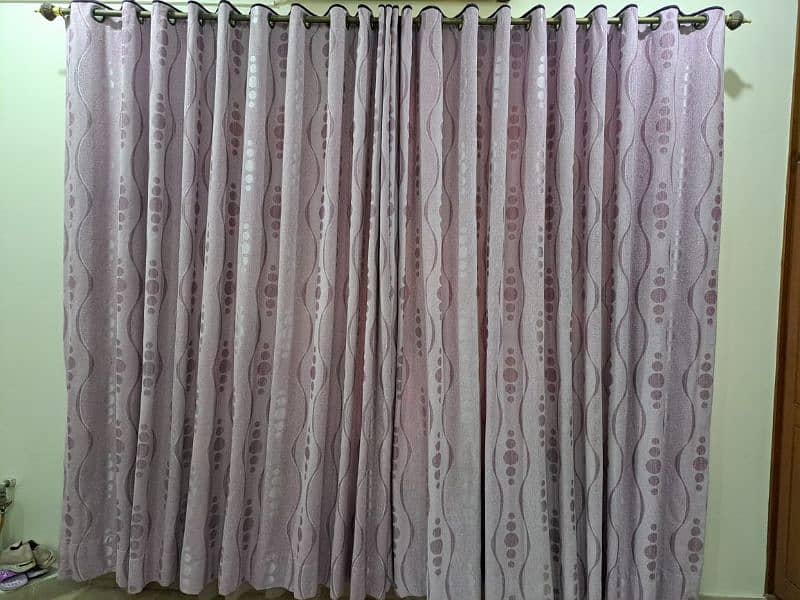 curtains of jakat and organza net 2