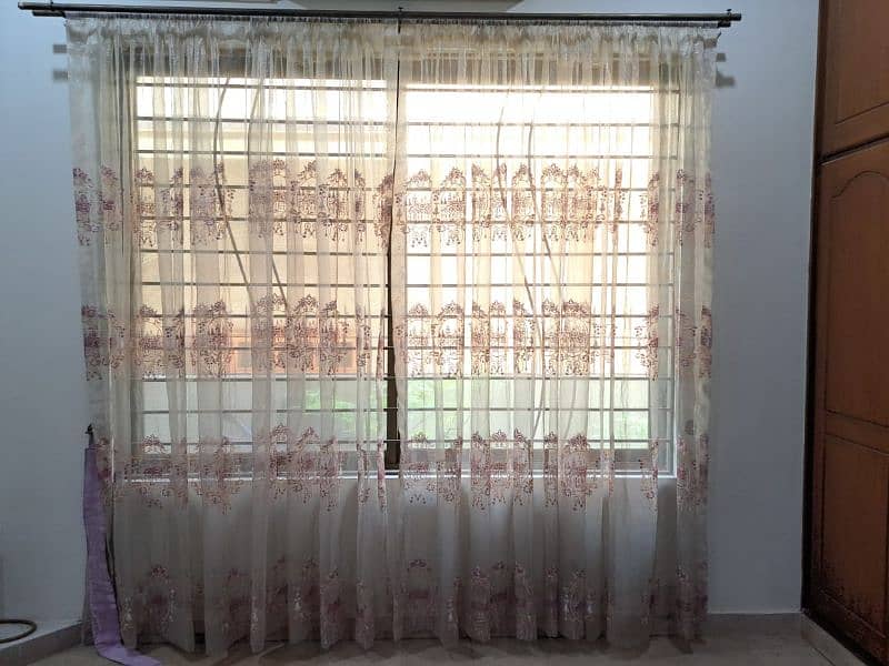 curtains of jakat and organza net 4