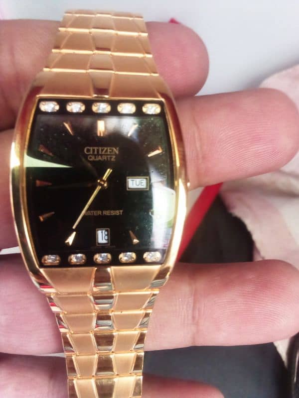 Golden citizen watch for sale 3