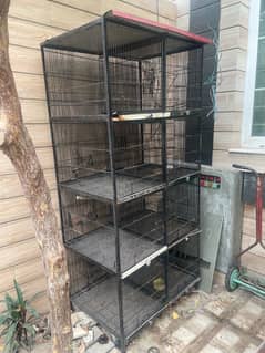 birds cage with 8 sections