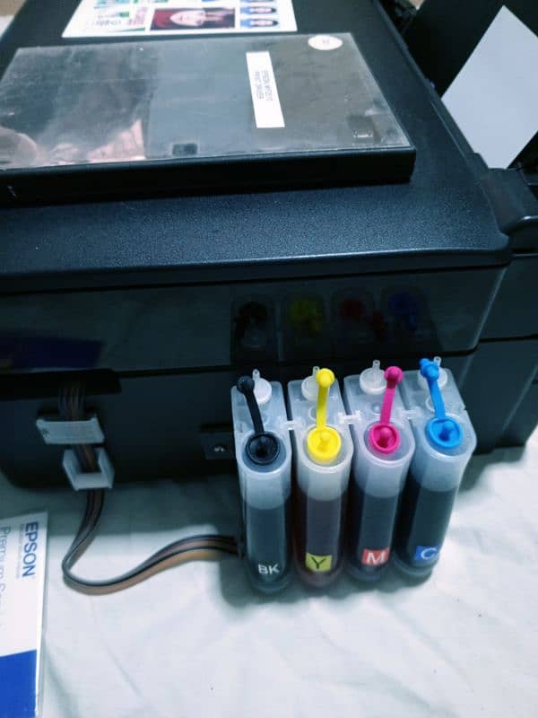 Epson SX-215 Color Inkjet Printer with Eco Tank. 1